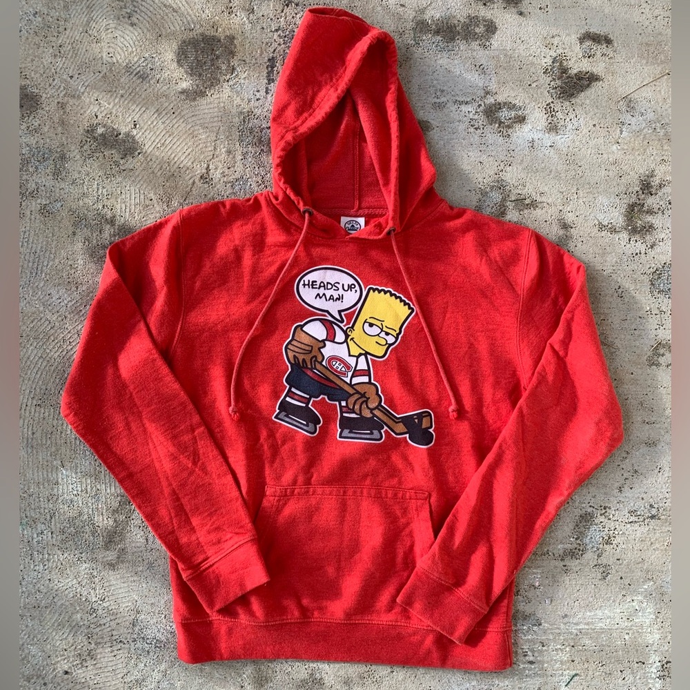 Retro Simpsons Montreal Canadiens Hoodie